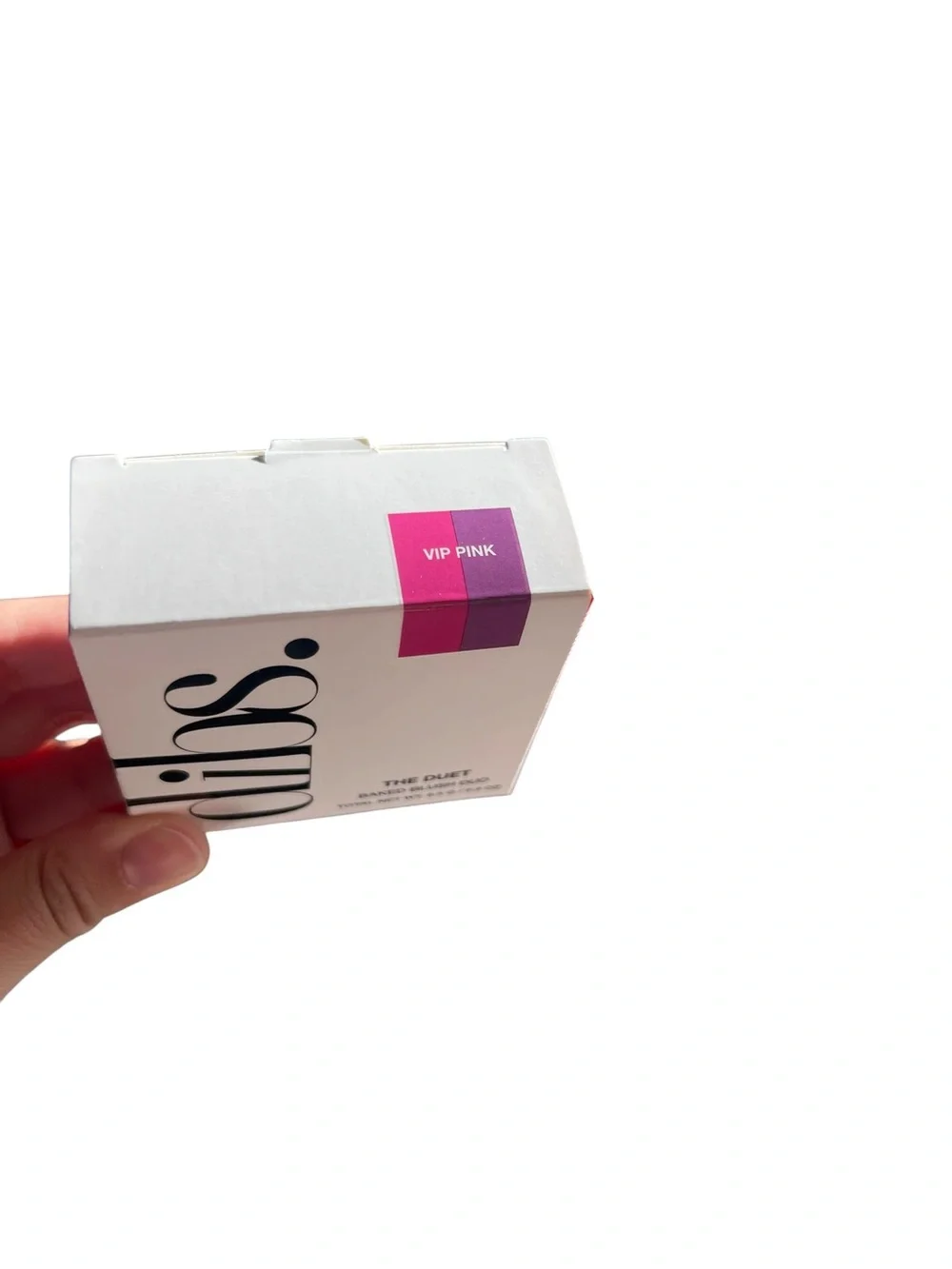 NIB DIBS Beauty The Duet Baked Blush Duo - VIP Pink (Full Size)